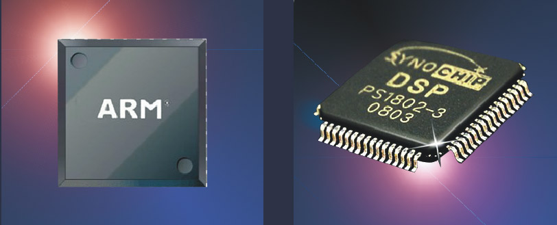 暢盈車(chē)牌識別主控系統，采用的是ARM+DSP芯片